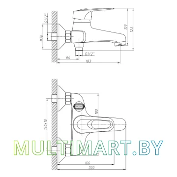 Смеситель Haiba HB3204 картинка 2